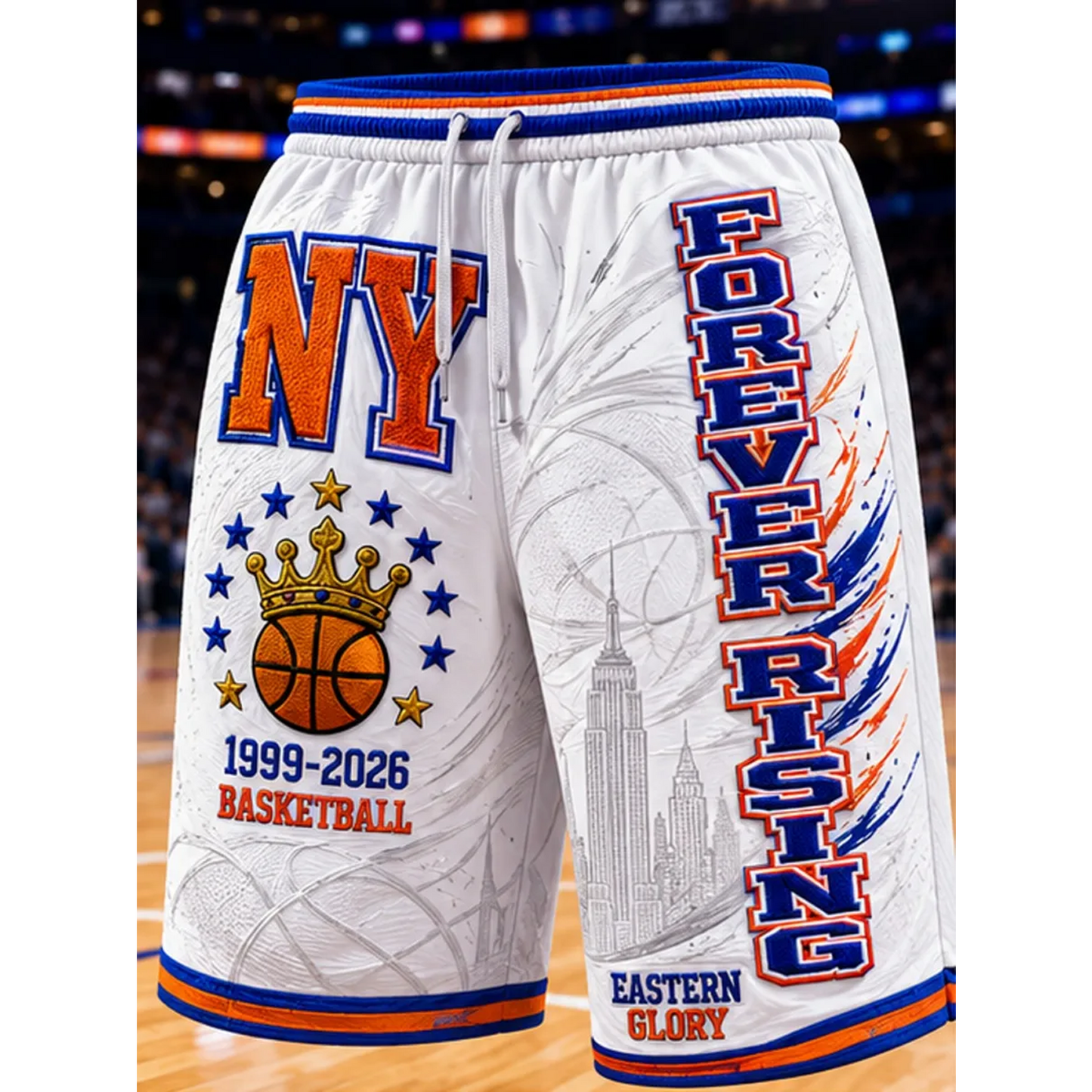 Men's NYK x NBA Basketball Fan Sports Shorts V3 DATND TANTD 0202626