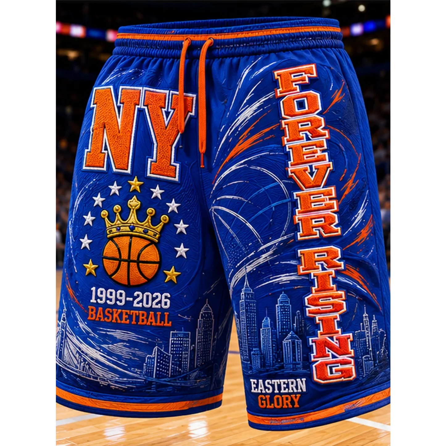Men's NYK x NBA Basketball Fan Sports Shorts V3 DATND TANTD 0202626