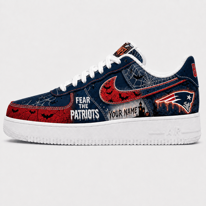 NE x NFL Fear The Team Halloween AF1 Sneakers 1807