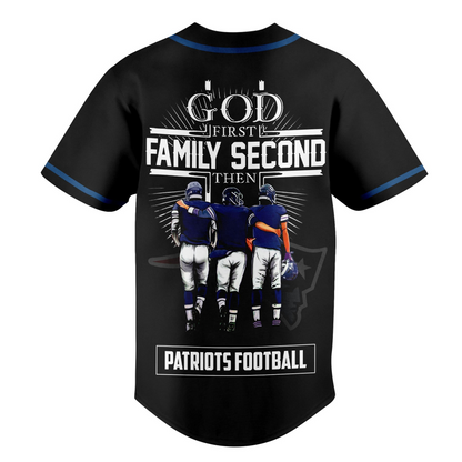 NE x NFL God First, Family Second ƒ?? Faith & Brotherhood Football Jersey