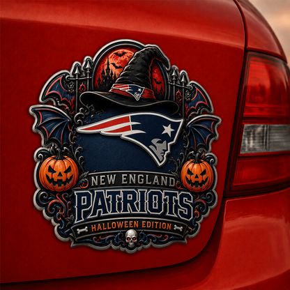 NE x NFL Halloween Edition Car Namge Badge