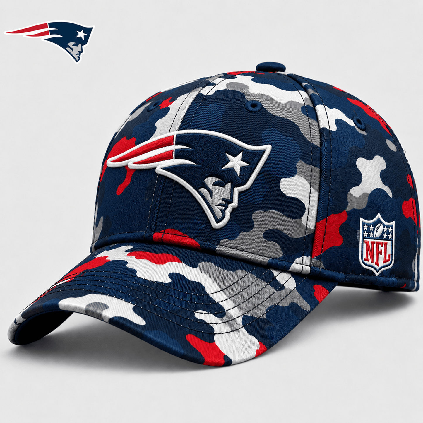NE x NFL Premium Camo Game Day Cap