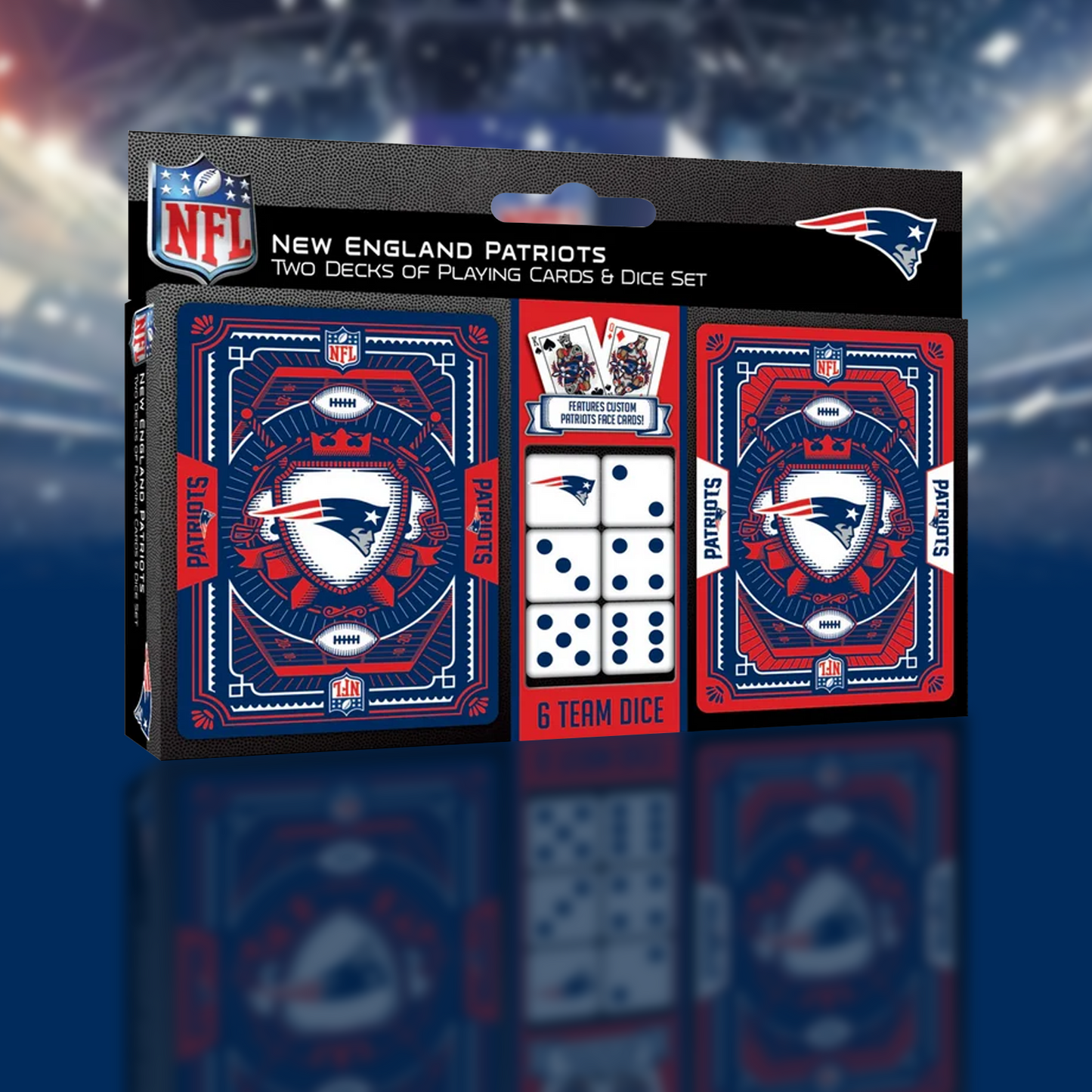 NEP x NFL 2-Pack Playing Cards & Dice Set