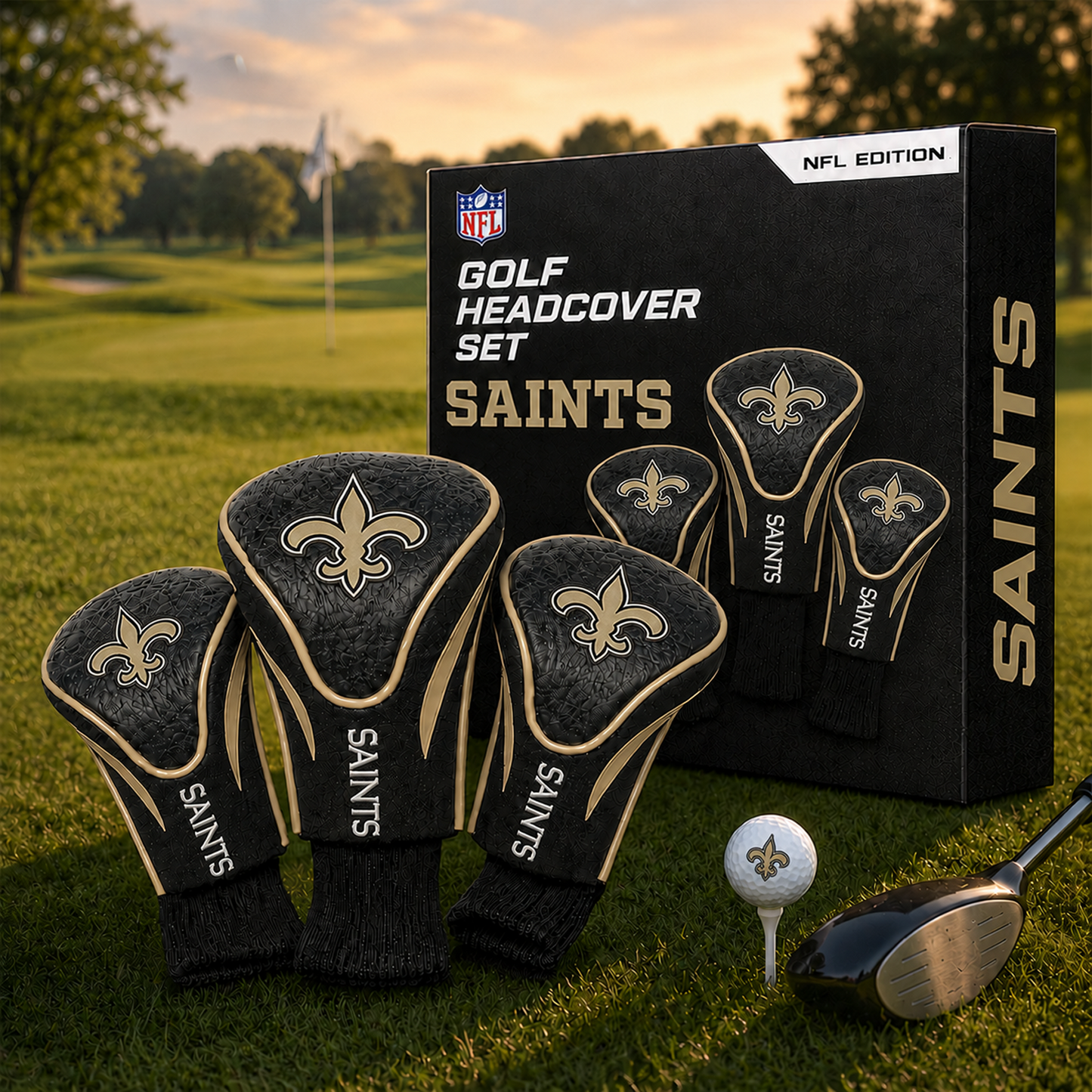 NO Team Golf NFL 3-Pack Contour Sock Headcovers
