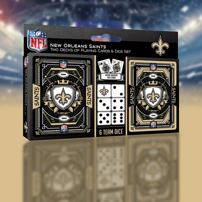 NO x NFL 2-Pack Playing Cards & Dice Set