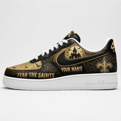 NO x NFL Fear The Team Halloween AF1 Sneakers 1807