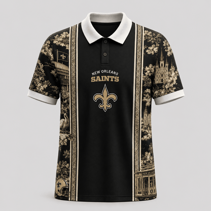NO x NFL Heritage Cityscape Polo Shirt for Loyal Fans