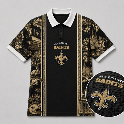 NO x NFL Heritage Cityscape Polo Shirt for Loyal Fans