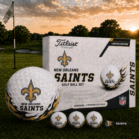 NO x NFL Inspired Golf Ball Set  3 Premium Golf Balls