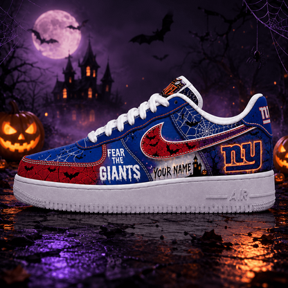 NYG x NFL Fear The Team Halloween AF1 Sneakers 1807