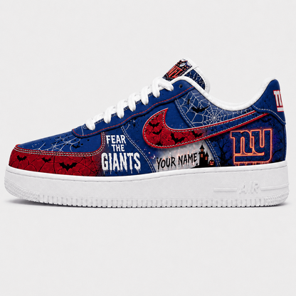 NYG x NFL Fear The Team Halloween AF1 Sneakers 1807
