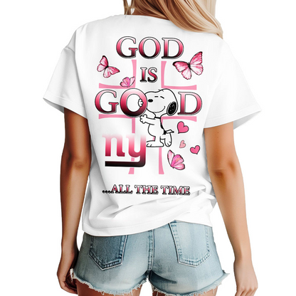 NYG x NFL Jesus Take The Wheel God Is Good 3D Shirt