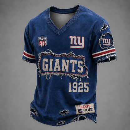 NYG x NFL LUXURY V-Neck T-Shirt 3005 DatND DVT