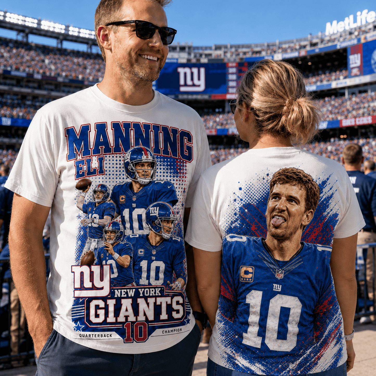 NYG x NFL Premium Football Player Graphic Shirt