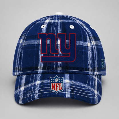 NYG x NFL Premium Varsity Plaid Cap