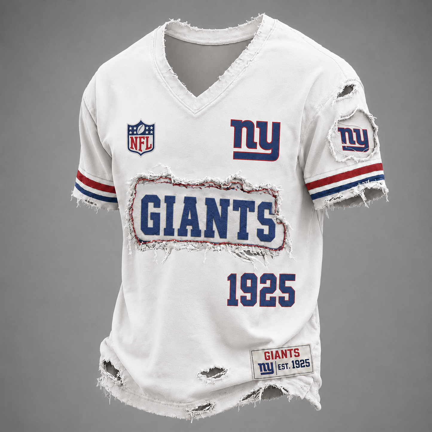 NYG x NFL LUXURY V-Neck T-Shirt 3005 DatND DVT