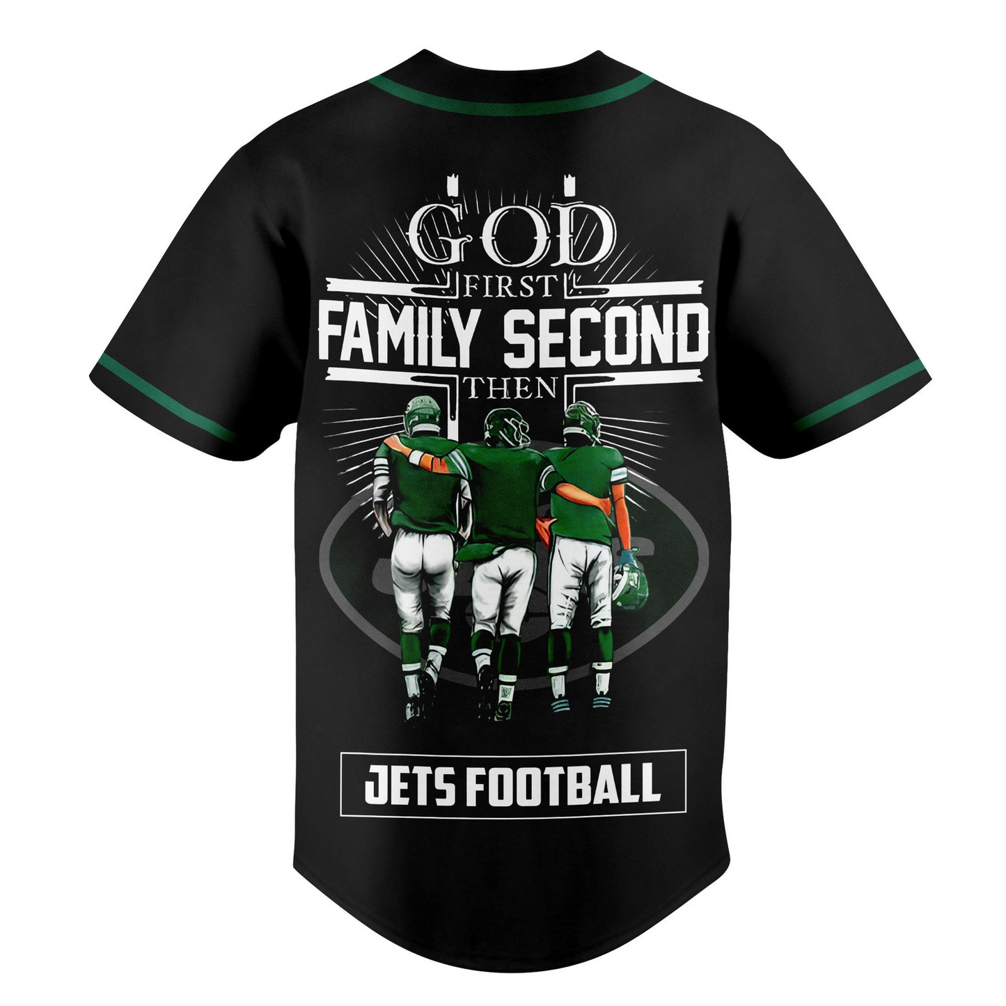 NYJ x NFL God First, Family Second ƒ?? Faith & Brotherhood Football Jersey