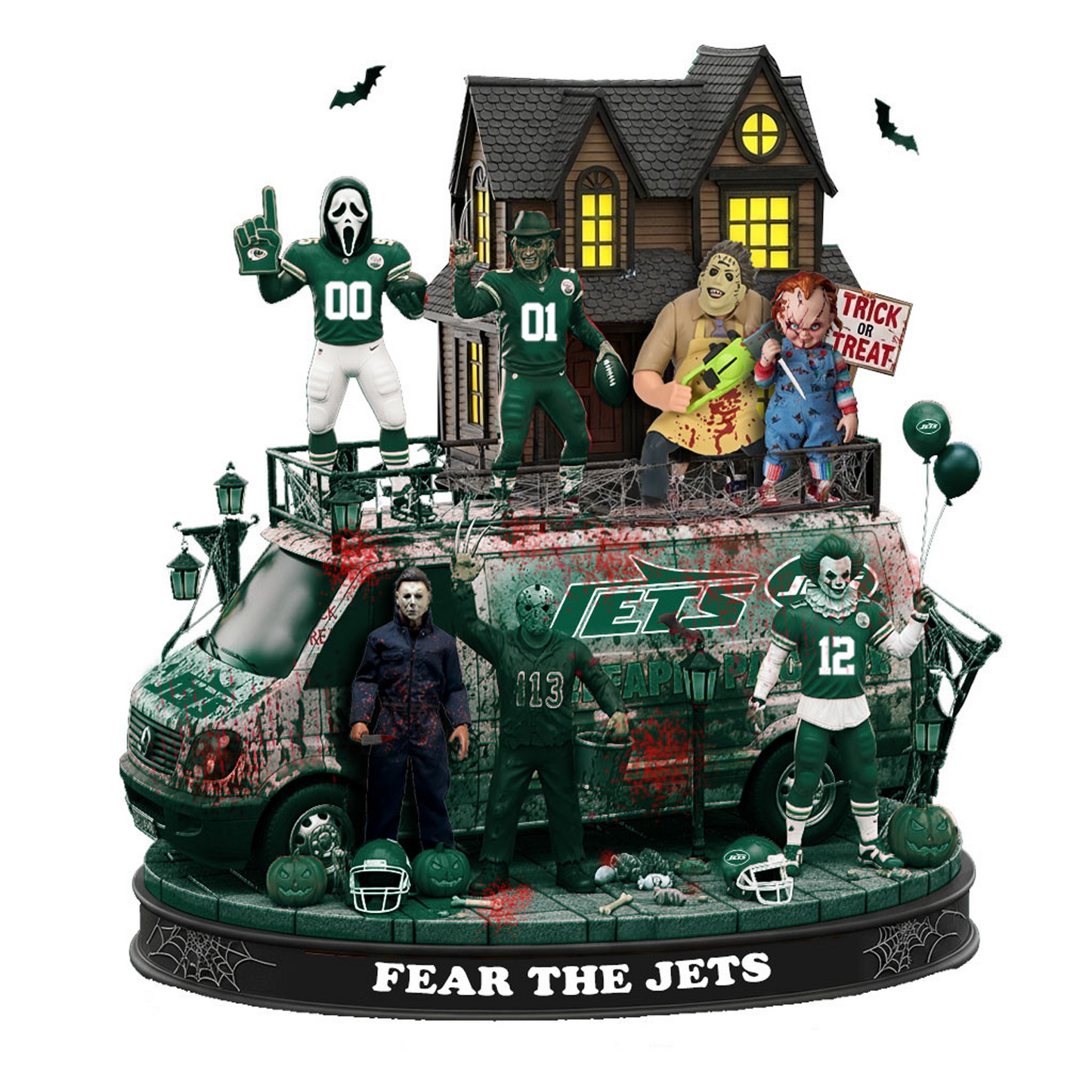NYJ x NFL Halloween Acrylic Plaque