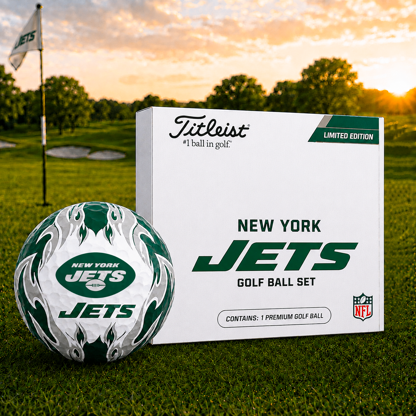 NYJ x NFL Inspired Golf Ball Set Premium Golf Balls V3