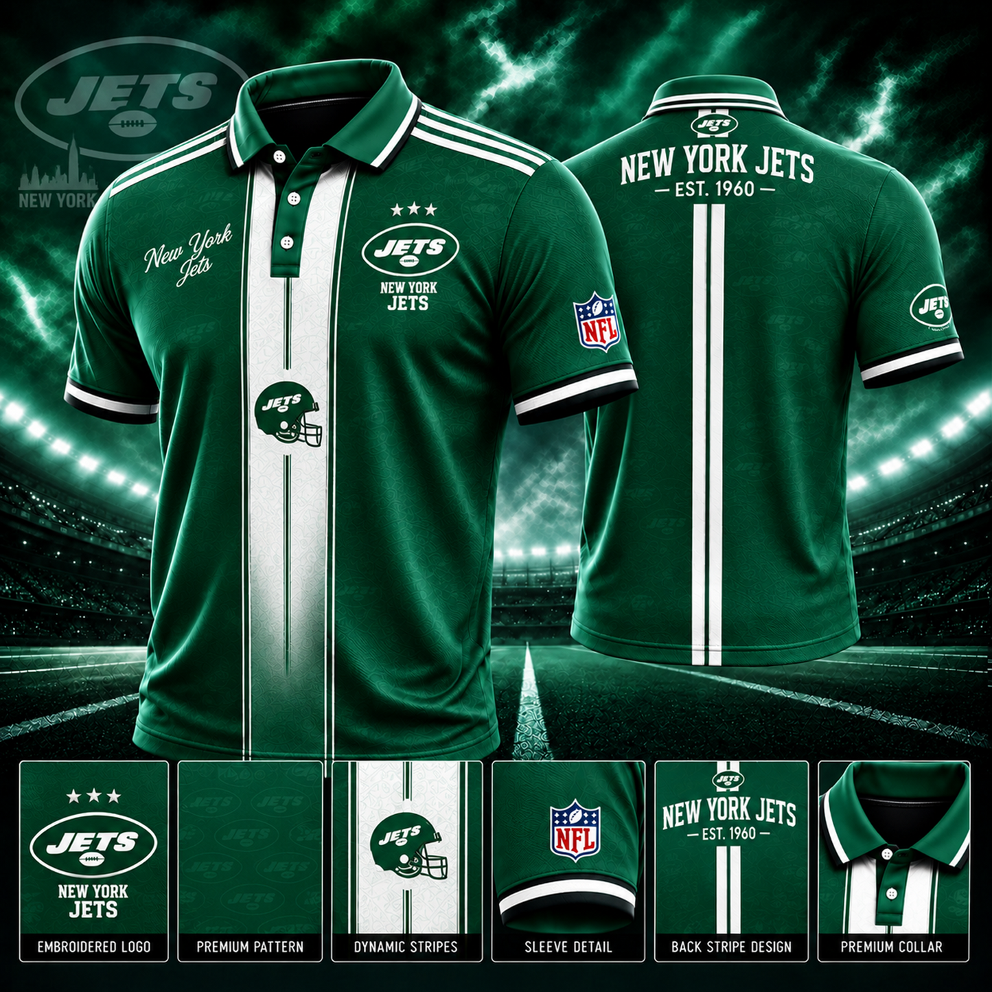 NYJ x NFL Polo Shirt Limited Edition