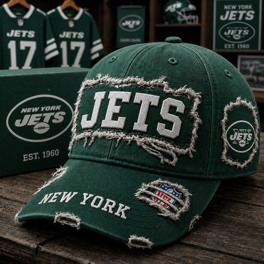 NYJ x NFL Premium Patch Cap