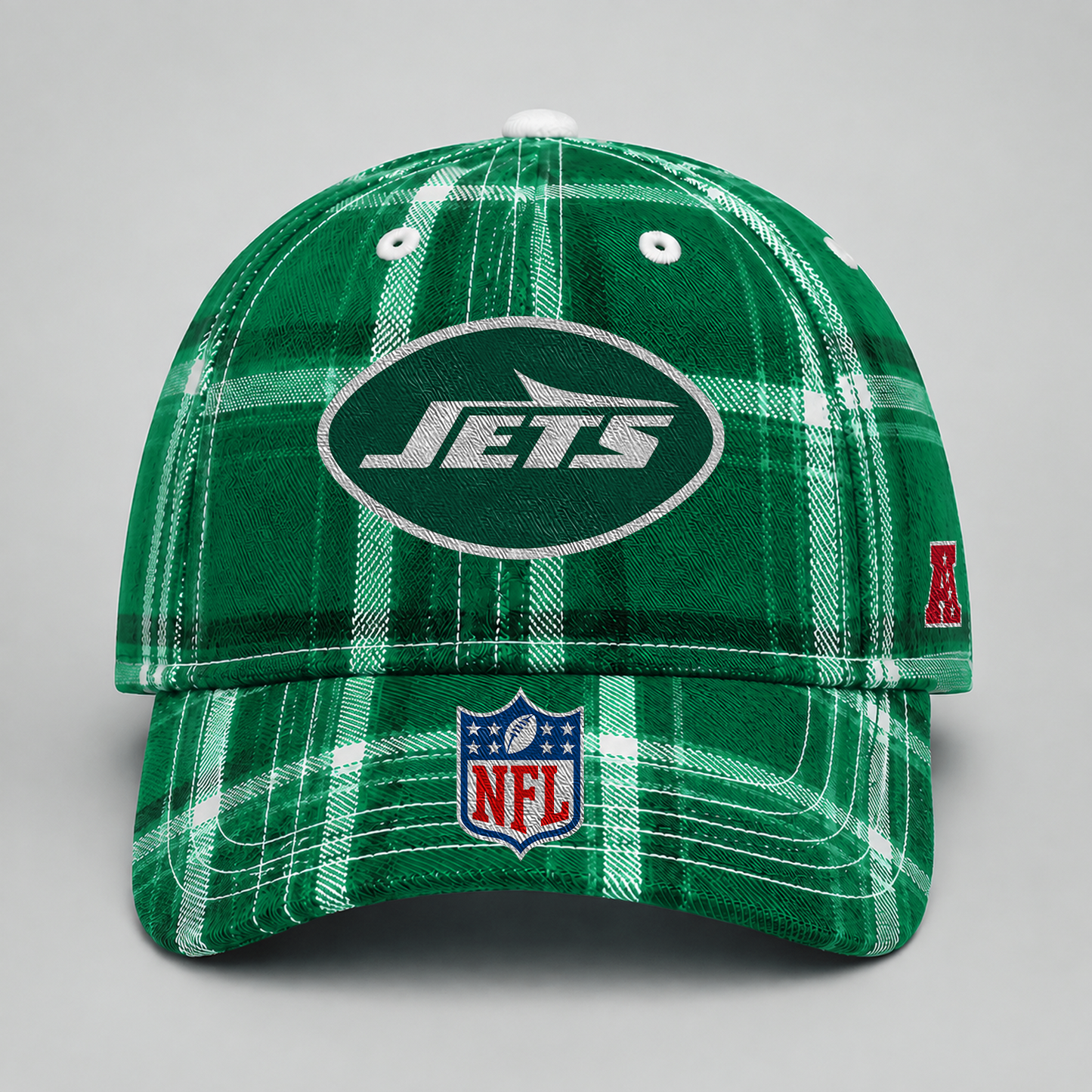 NYJ x NFL Premium Varsity Plaid Cap