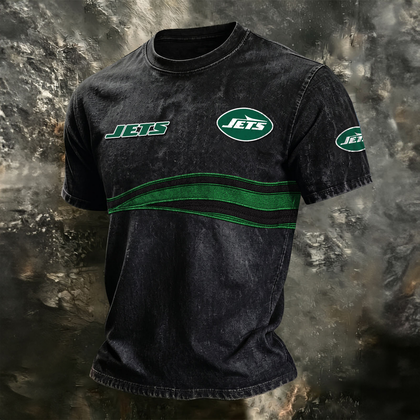 NYJ x NFL Washed Cotton Retro Men's T-shirt