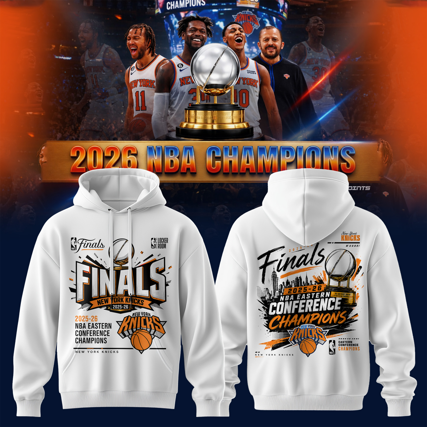 NYK 2026 Eastern Conference Champions 3D Shirt 2605 V2 DatND DVT