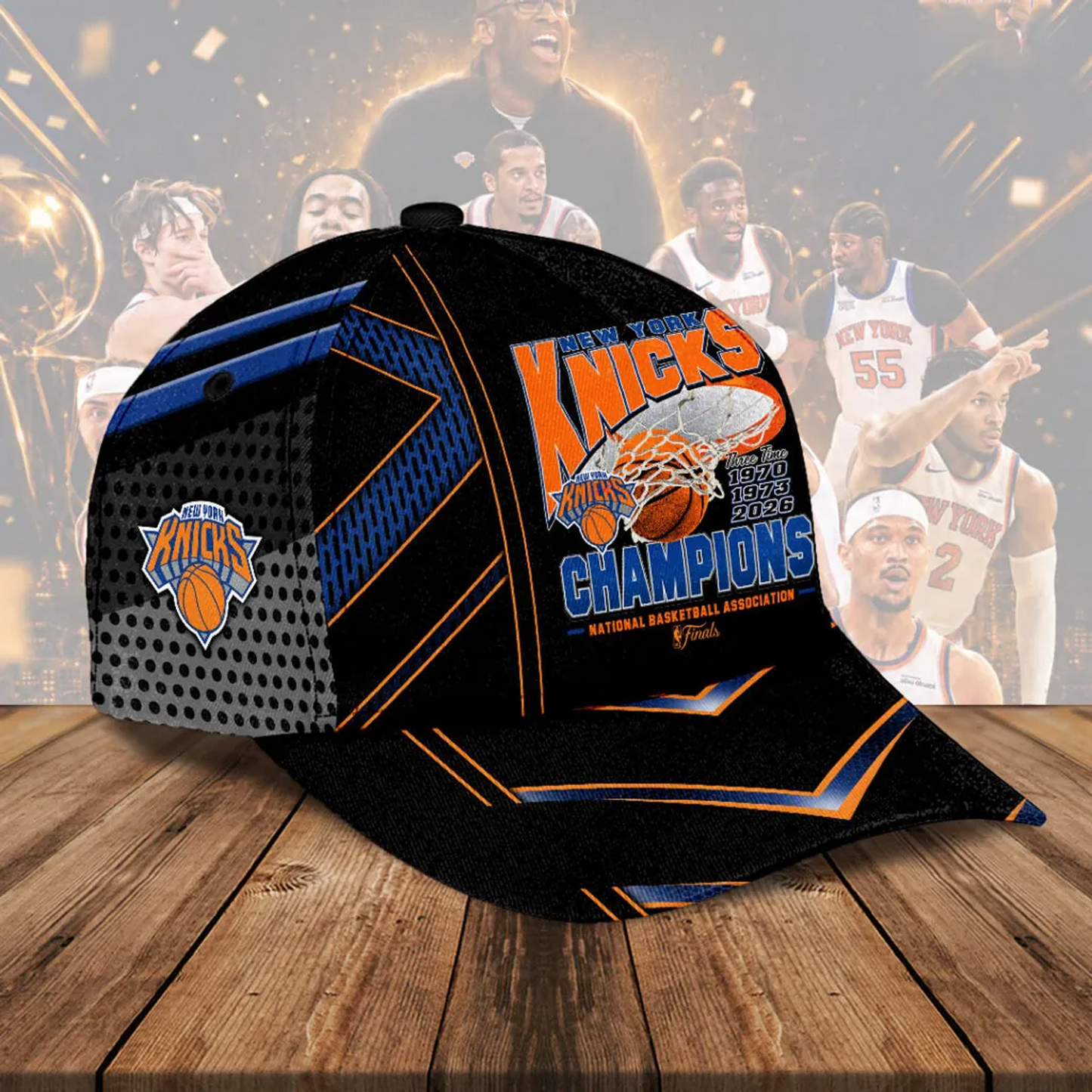 NYK 2026 NBA Finals Champions Classic Cap V1 1606