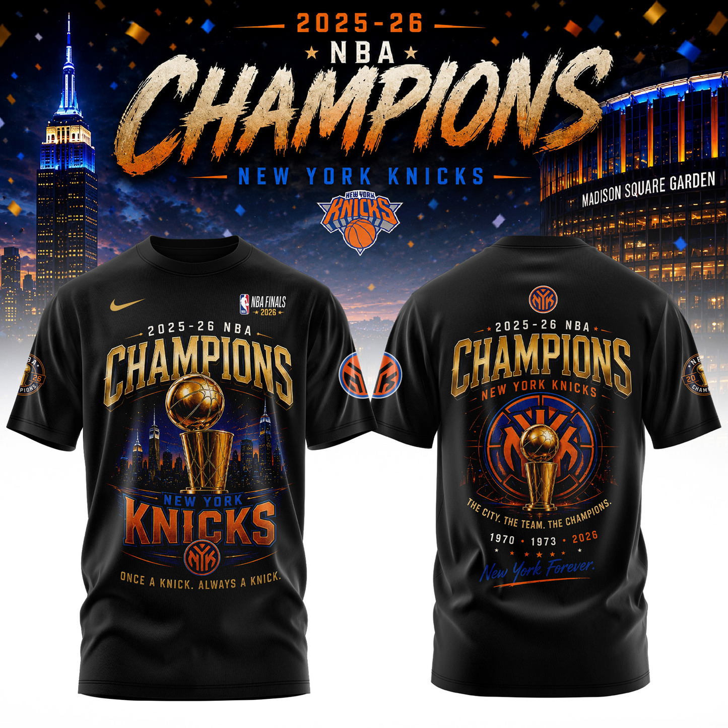NYK x NBA 25-26 Champions 3D Aparael V6 140626