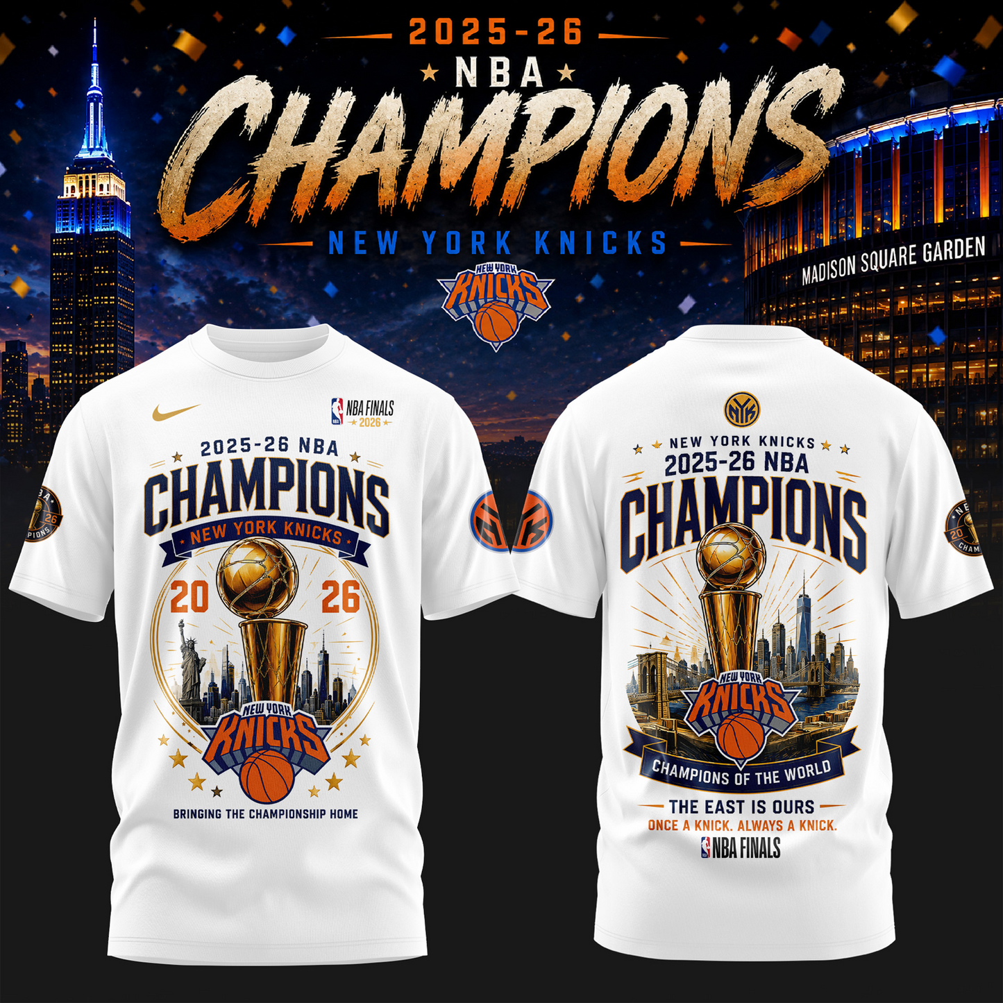 NYK x NBA 25-26 Champions 3D Aparael V9 140626