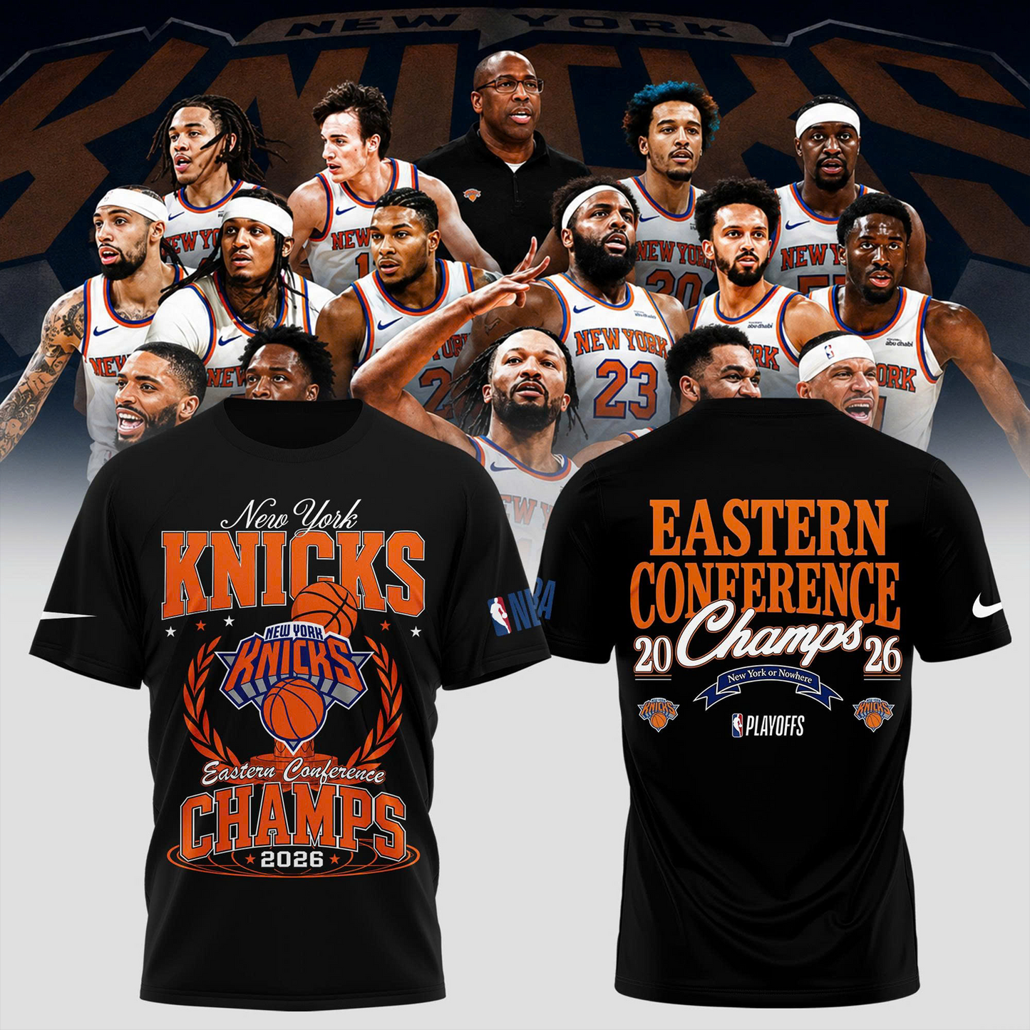 NYK x NBA Conference Champions Tshirt V2 DATND TANTD 020626