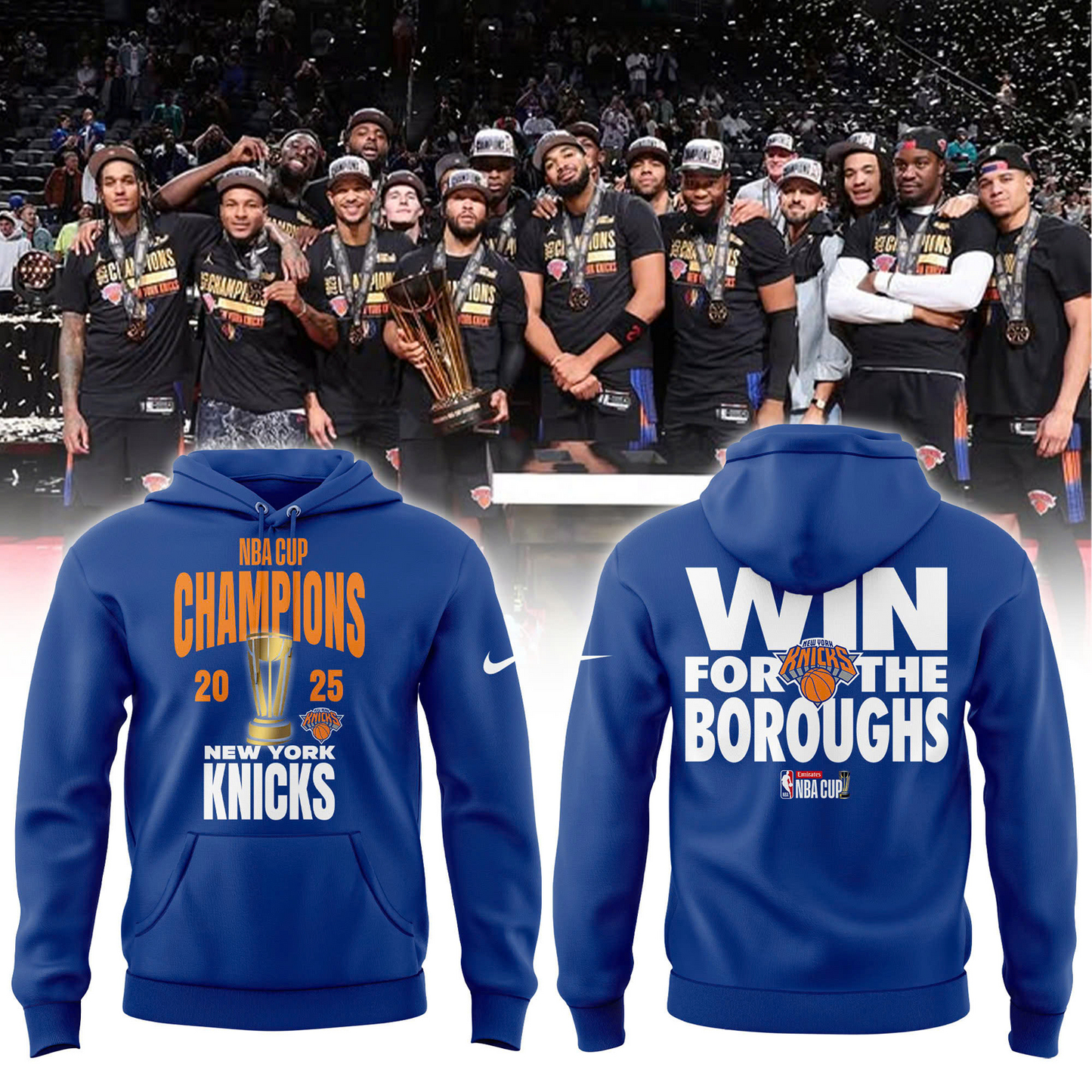 NYK x NBA Cup Champions Limited Edition Shirt V1 140626