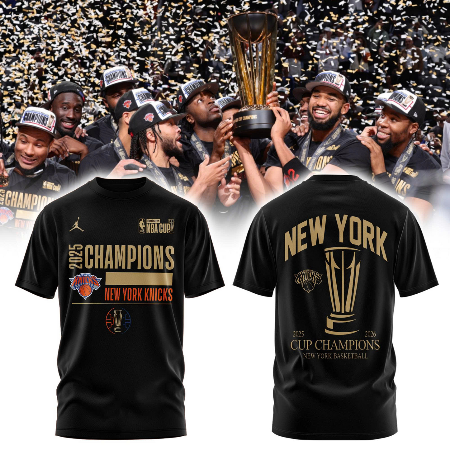 NYK x NBA Cup Champions Limited Edition Shirt V2 140626