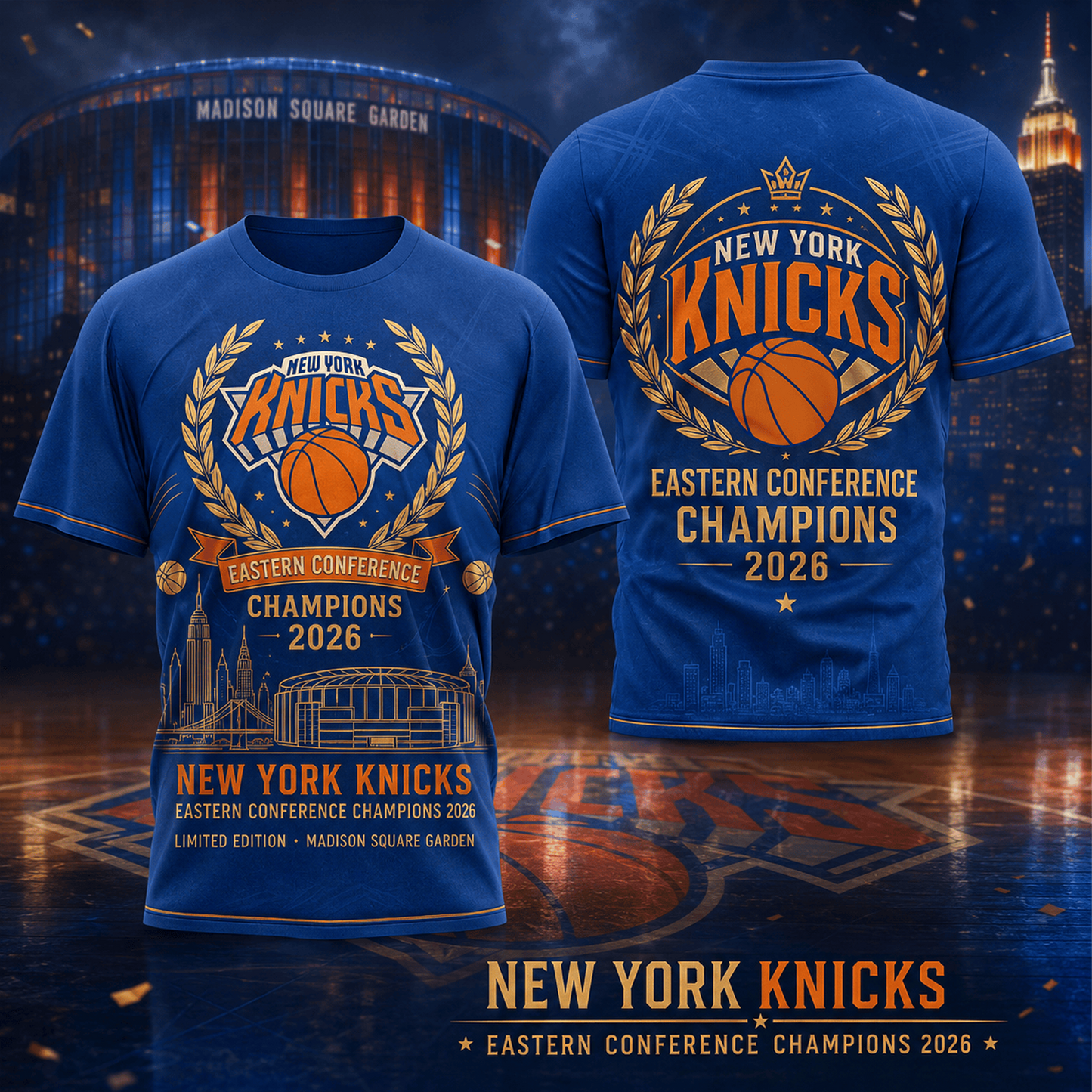 NYK x NBA Eastern Conference 2026 Aparael 3D V3 DATND TANTD