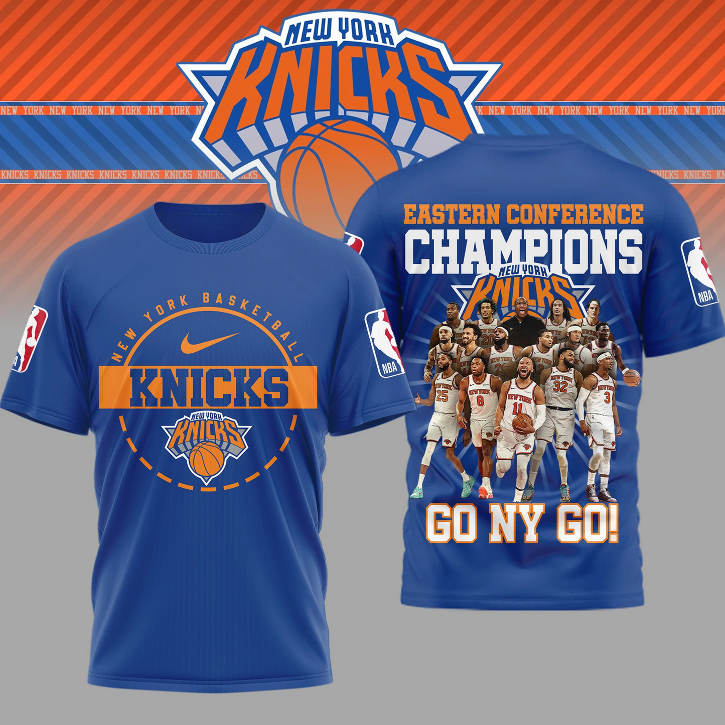 NYK x NBA Eastern Conference 2026 Aparael 3D V8 DATND TANTD