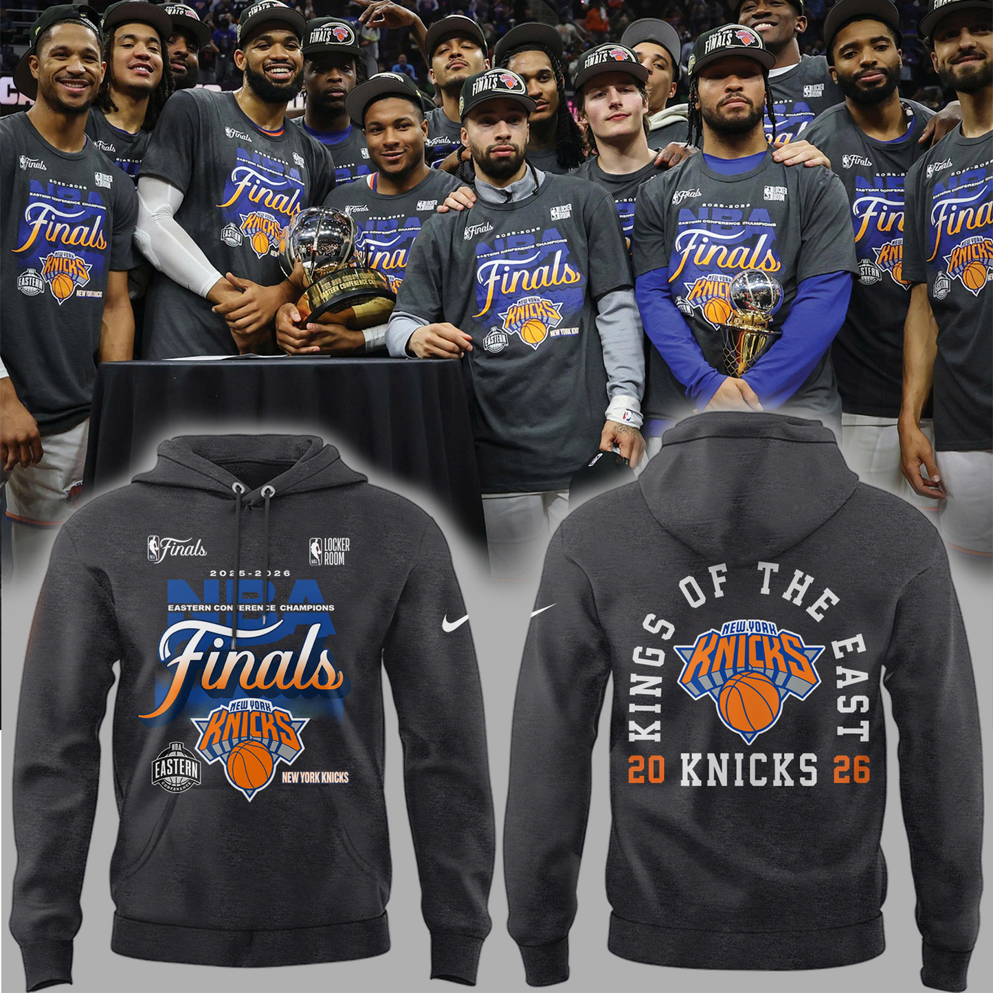 NYK x NBA Eastern Conference Champions 3D Shirt 2605 V1 DatND DVT