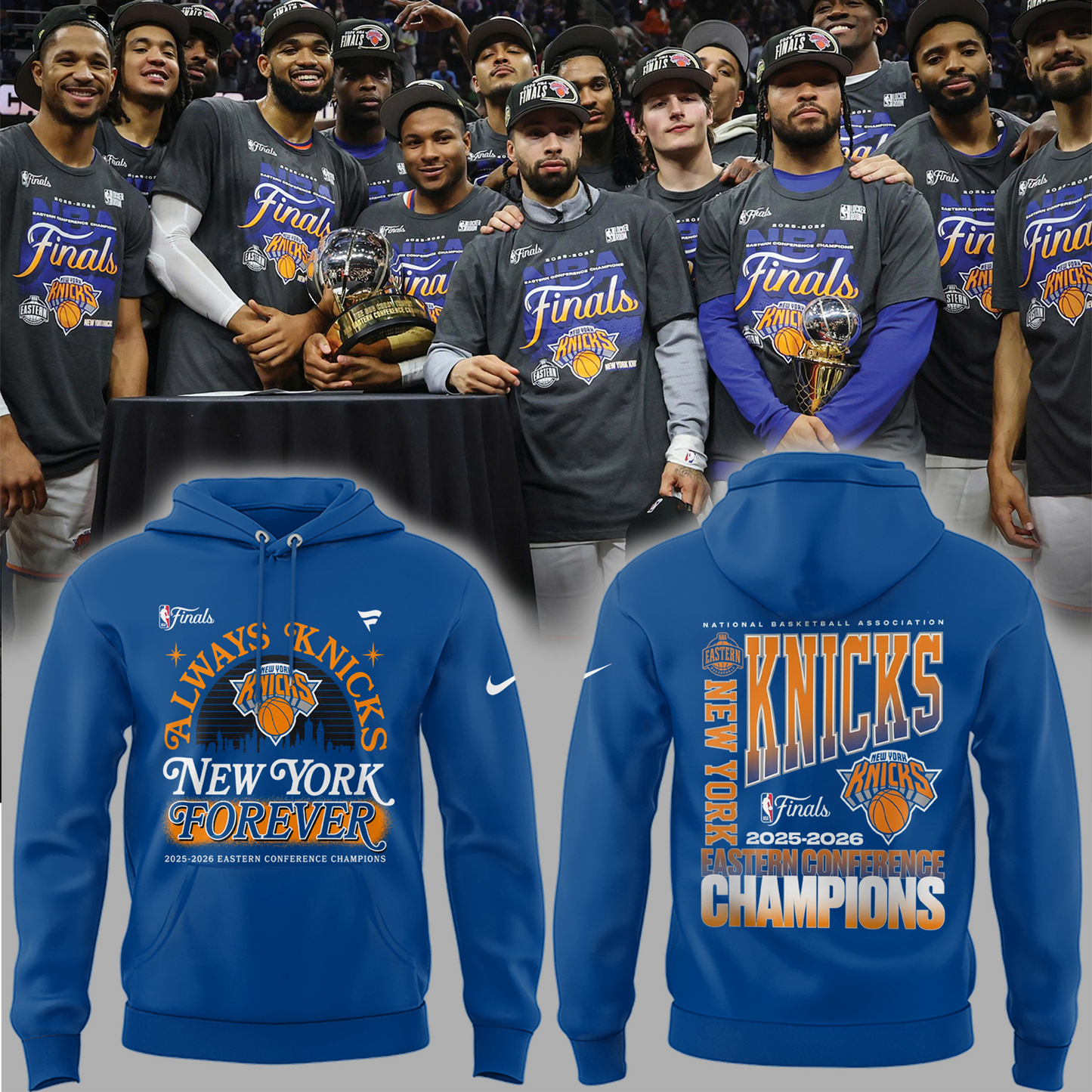 NYK x NBA Eastern Conference Champions 3D Shirt 2605 V4 DatND DVT