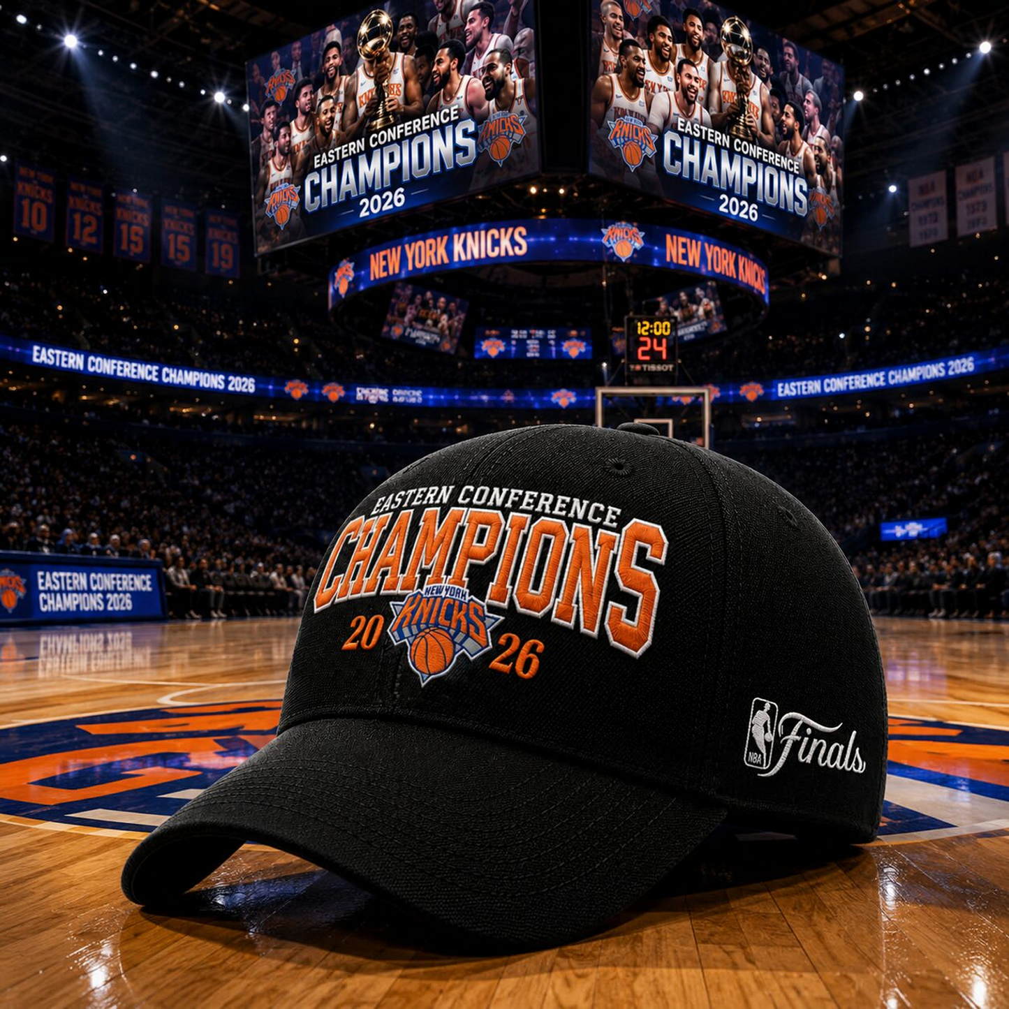 NYK x NBA Eastern Conference Champions Cap 2605 DatND TanND DVT