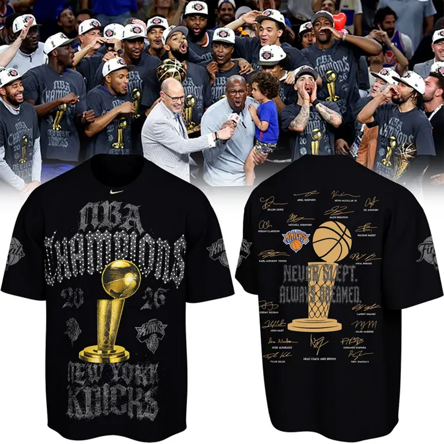 NYK x NBA Final Champions 2025-26 3D Aparael V42 150626