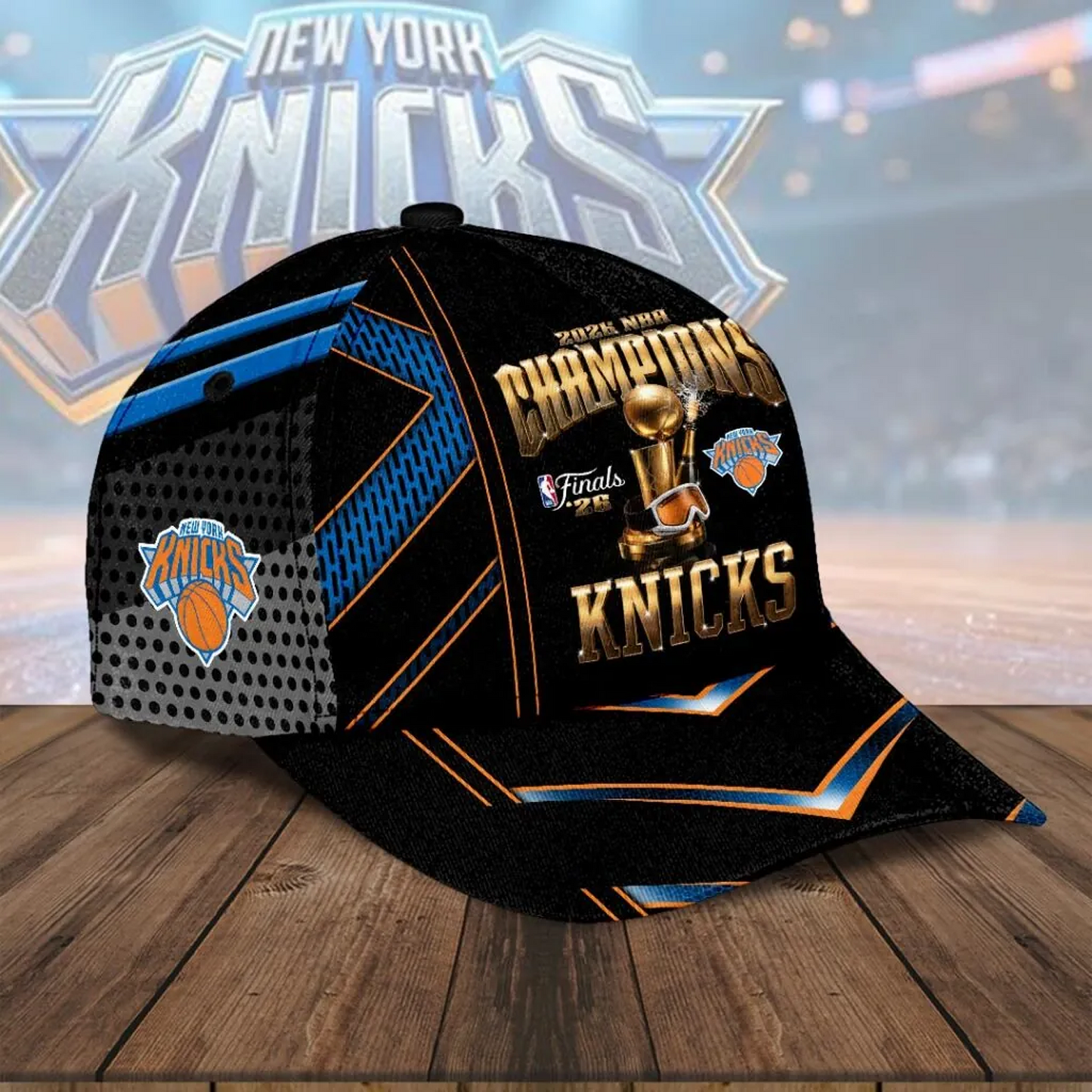 NYK x NBA Final Champions 2025-26 3D Cap V2 150626