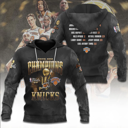 NYK x NBA Finals Champions 2026 3D Shirt V2 1506