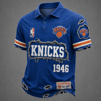 NYK x NBA LUXURY V-Neck T-Shirt 0306 DatND DVT