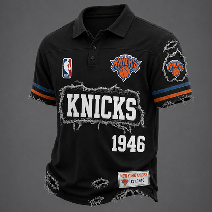 NYK x NBA LUXURY V-Neck T-Shirt 0306 DatND DVT