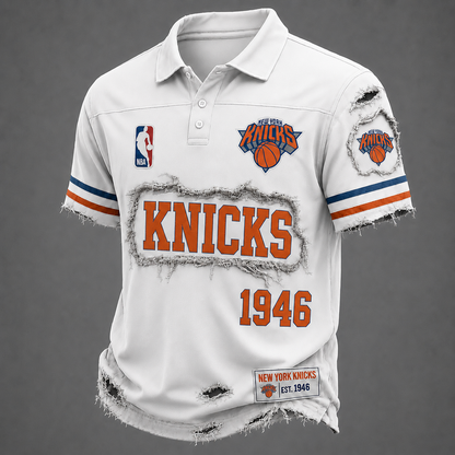NYK x NBA LUXURY V-Neck T-Shirt 0306 DatND DVT