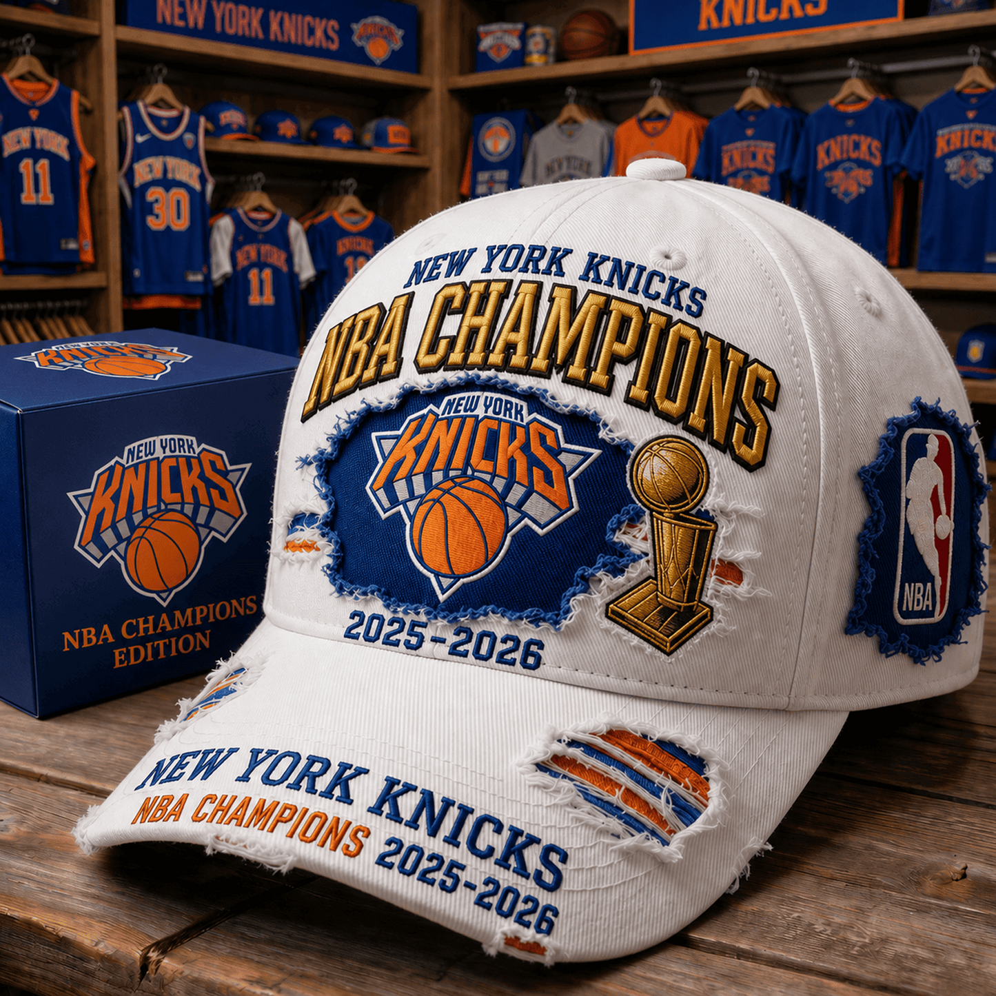 NYK x NBA Eastern Conference Champions Basketball Premium Cap 2605 DatND DVT