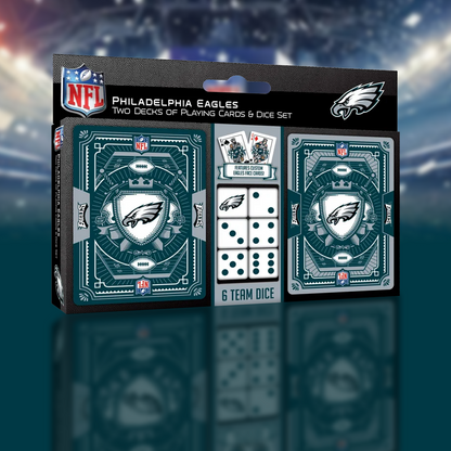 PHI x NFL 2-Pack Playing Cards & Dice Set