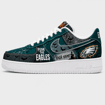 PHI x NFL Fear The Team Halloween AF1 Sneakers 1807