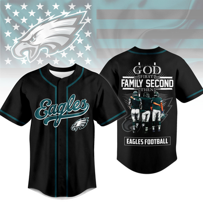 PHI x NFL God First, Family Second ƒ?? Faith & Brotherhood Football Jersey