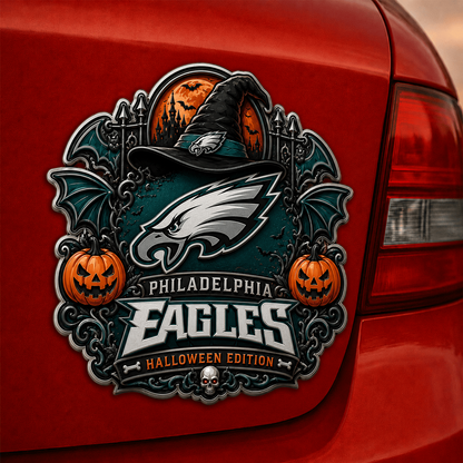PHI x NFL Halloween Edition Car Namge Badge